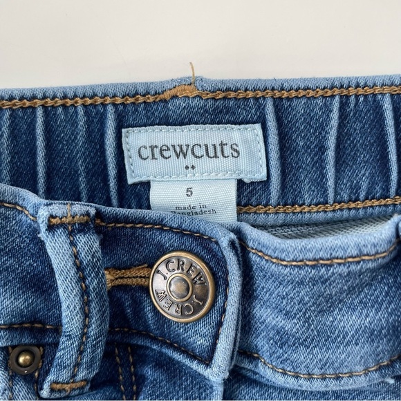 J.Crew Crewcuts Girls Navy White Striped Jeans Outfit LOT OF TWO Size XS, 4/5 - Picture 11 of 15